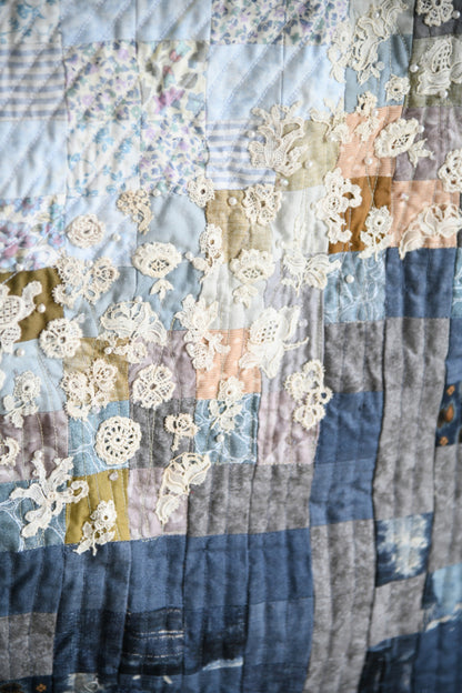 Stream Contemporary Textile Wall Hanging