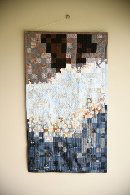 Stream Contemporary Textile Wall Hanging