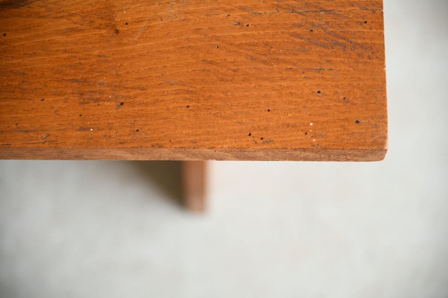 Rustic Pine Trestle Coffee Table