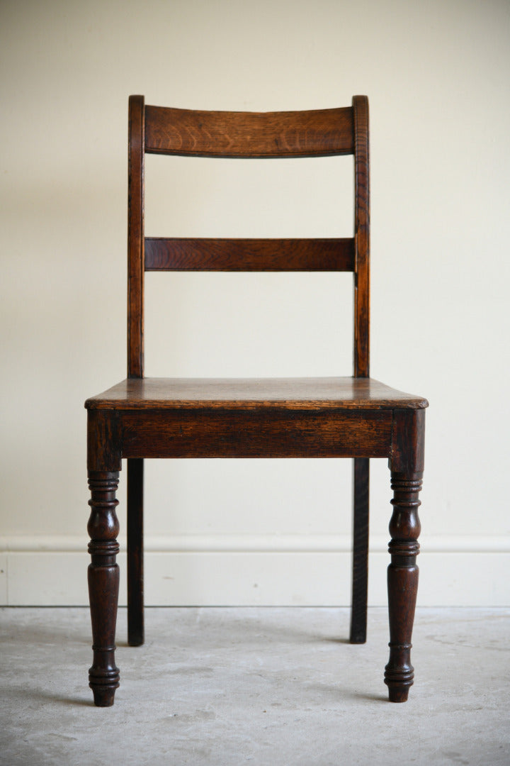 Early 19th Century Oak Dining Chair,