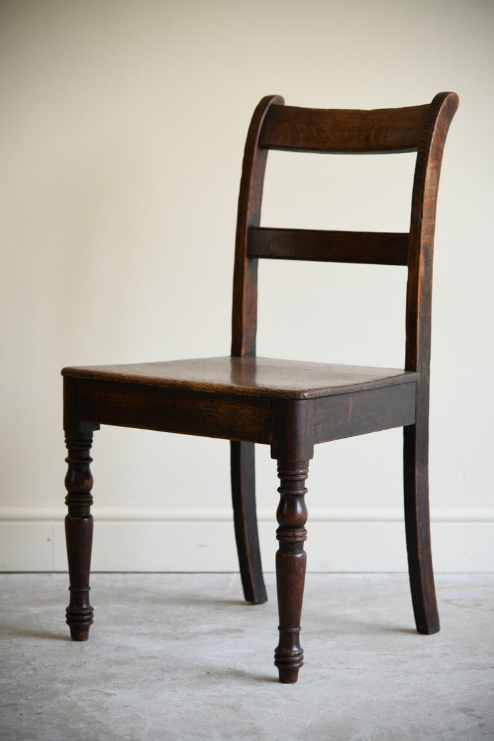 Early 19th Century Oak Dining Chair,