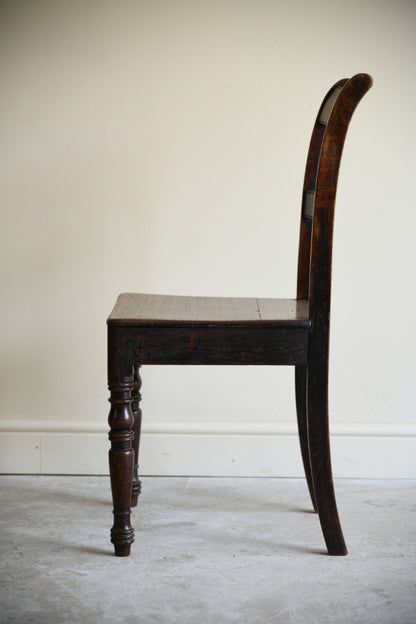 Early 19th Century Oak Dining Chair,