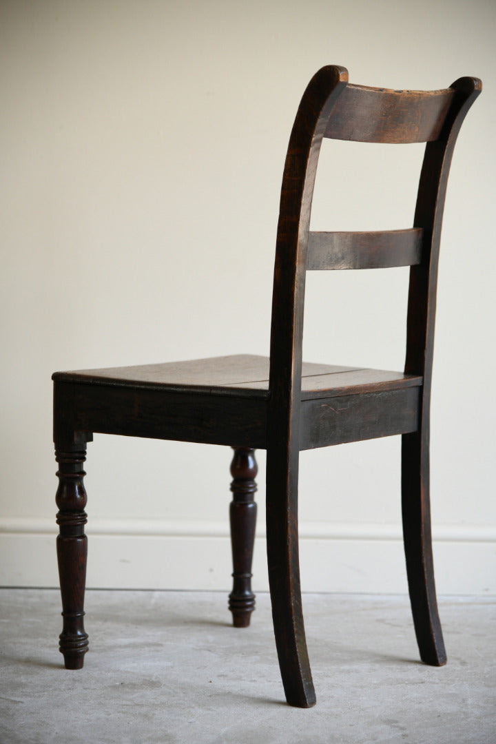Early 19th Century Oak Dining Chair,