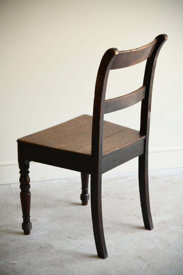 Early 19th Century Oak Dining Chair,