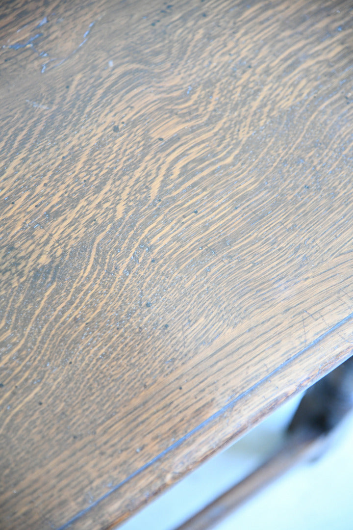 17th Century Style Oak Occasional Table
