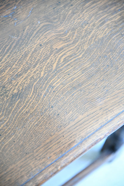 17th Century Style Oak Occasional Table