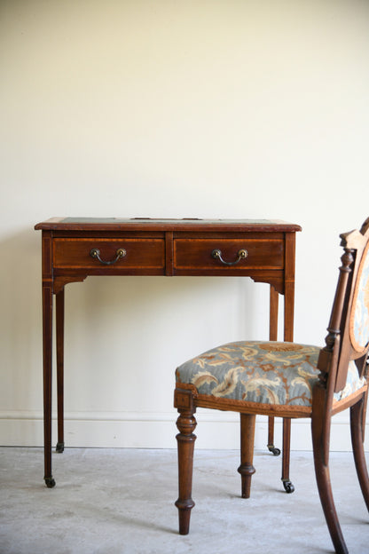 Edwardian Inlaid Mahogany Writing Table