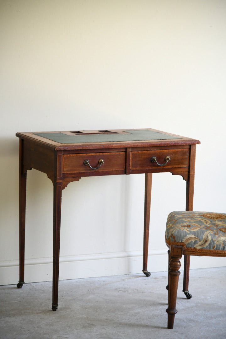 Edwardian Inlaid Mahogany Writing Table