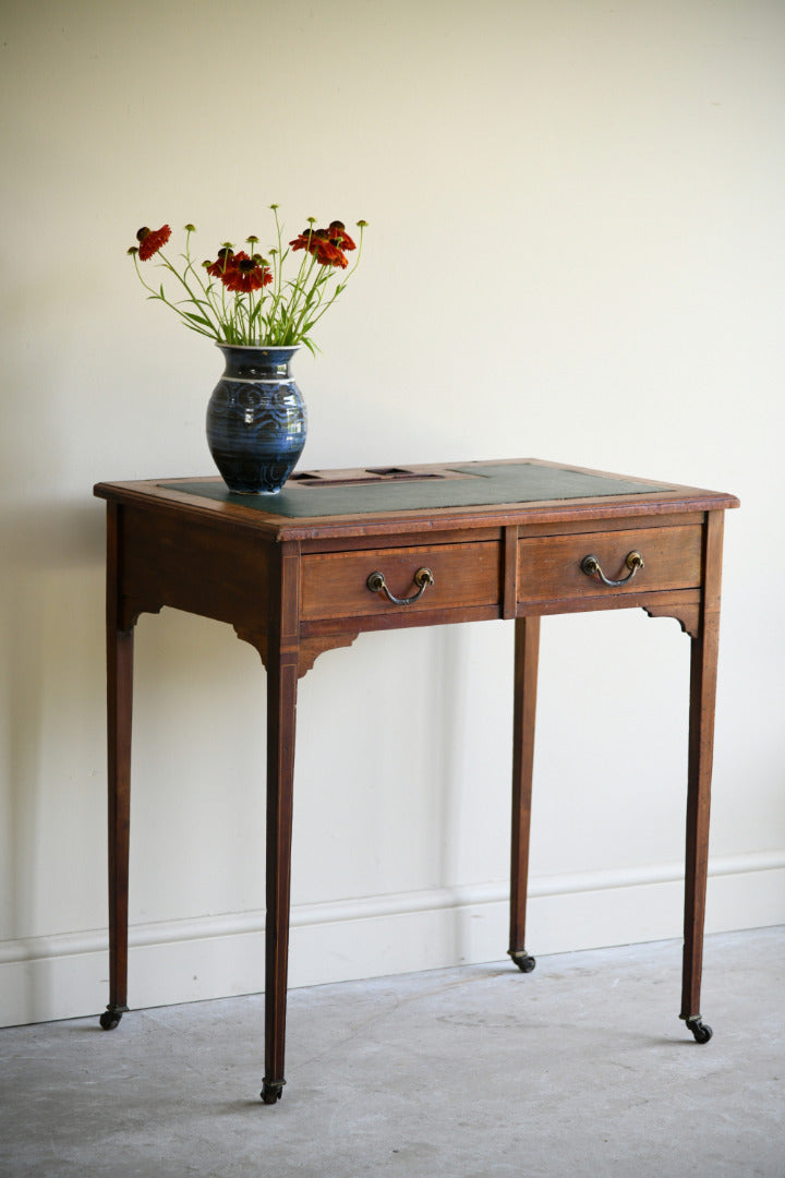 Edwardian Inlaid Mahogany Writing Table