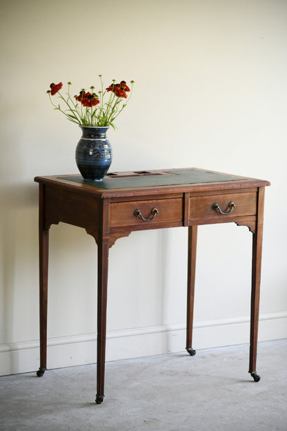 Edwardian Inlaid Mahogany Writing Table