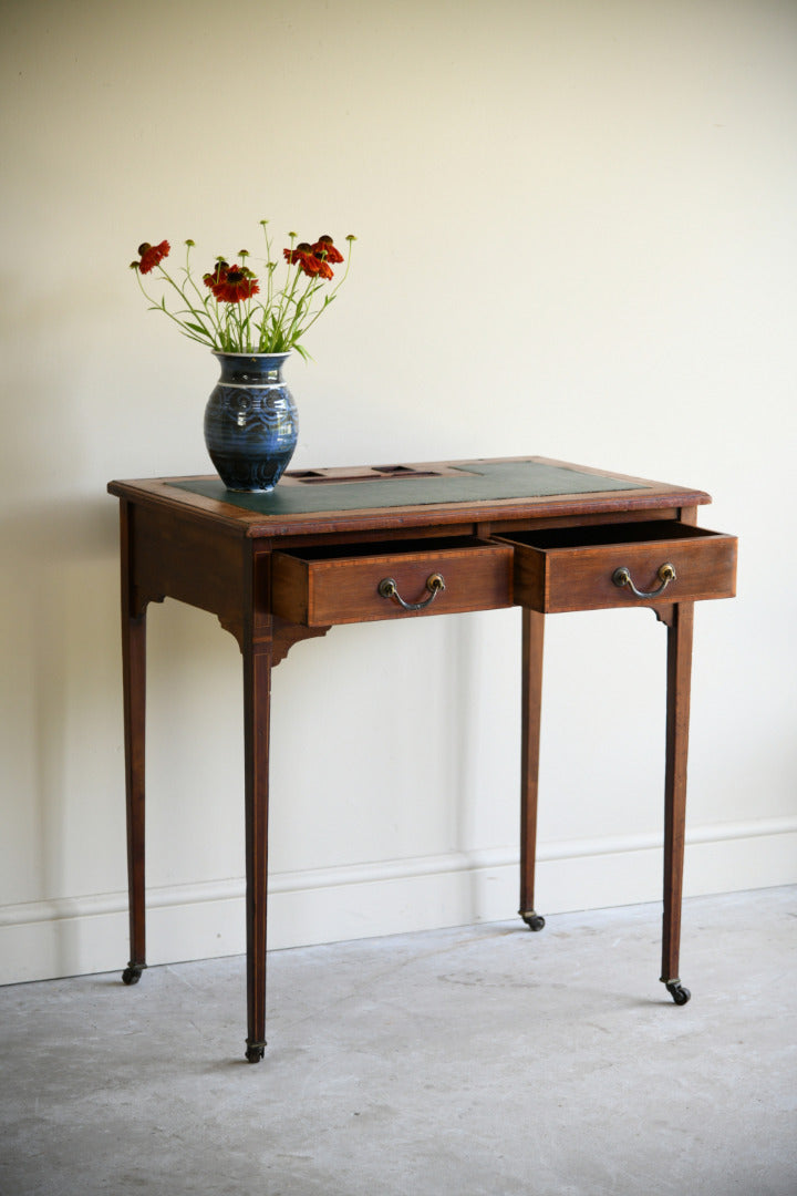 Edwardian Inlaid Mahogany Writing Table
