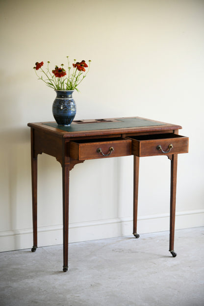 Edwardian Inlaid Mahogany Writing Table