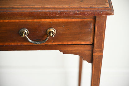 Edwardian Inlaid Mahogany Writing Table