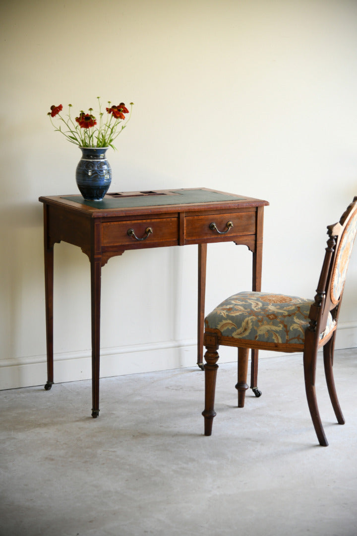 Edwardian Inlaid Mahogany Writing Table