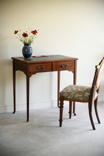 Edwardian Inlaid Mahogany Writing Table