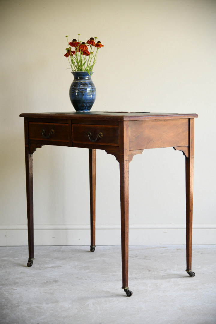 Edwardian Inlaid Mahogany Writing Table