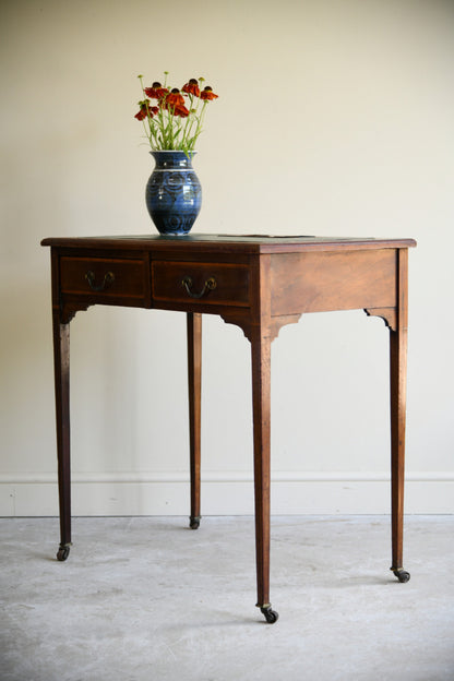 Edwardian Inlaid Mahogany Writing Table