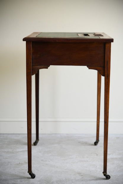 Edwardian Inlaid Mahogany Writing Table
