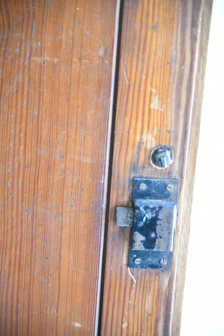 Antique Pine Two Door Housekeepers Cupboard