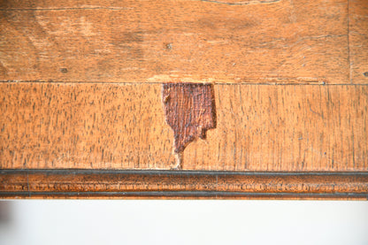 Antique Figured Walnut Kneehole Desk