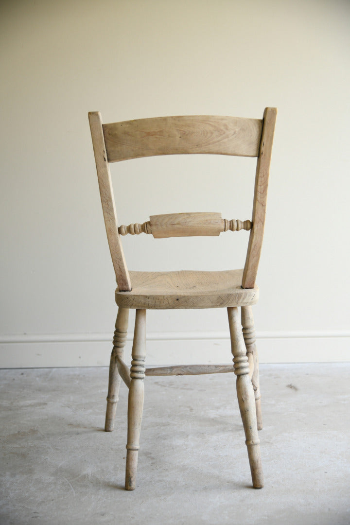 Antique Victorian Elm & Beech Kitchen Chair