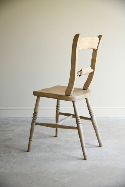Antique Victorian Elm & Beech Kitchen Chair