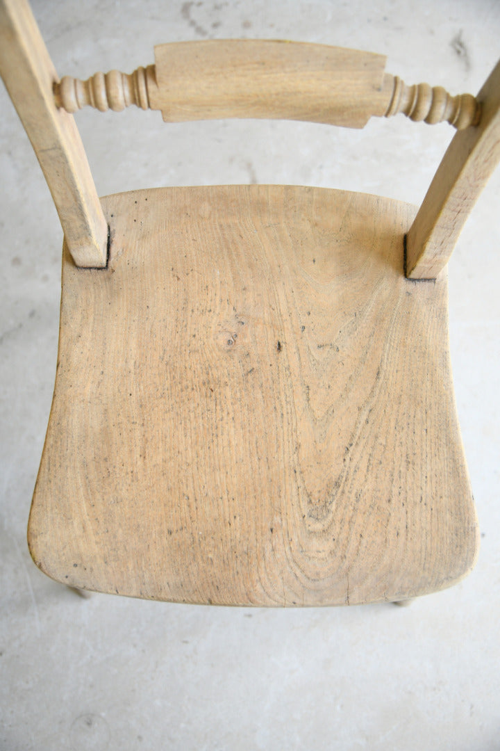 Antique Victorian Elm & Beech Kitchen Chair