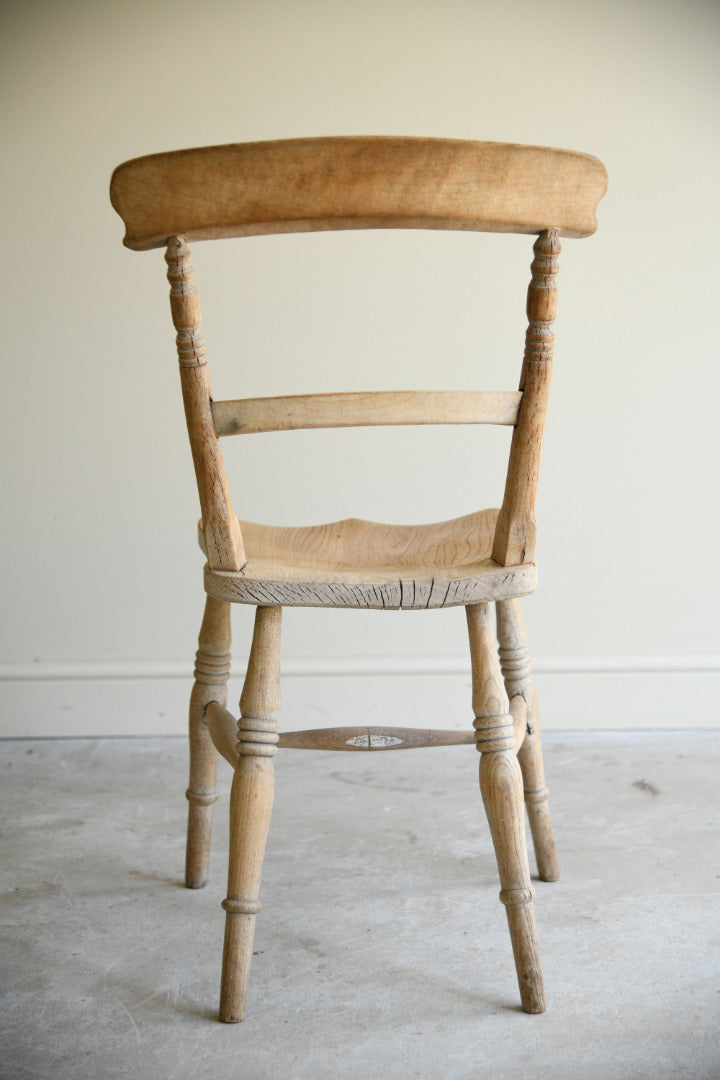 Antique Victorian Elm & Beech Kitchen Chair