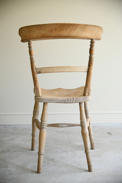 Antique Victorian Elm & Beech Kitchen Chair