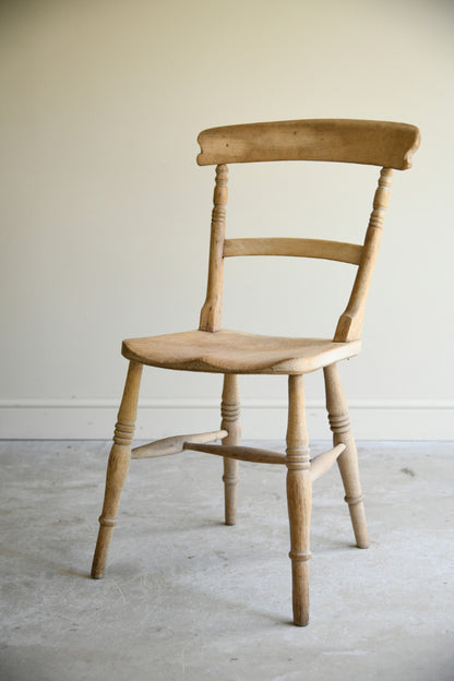 Antique Victorian Elm & Beech Kitchen Chair