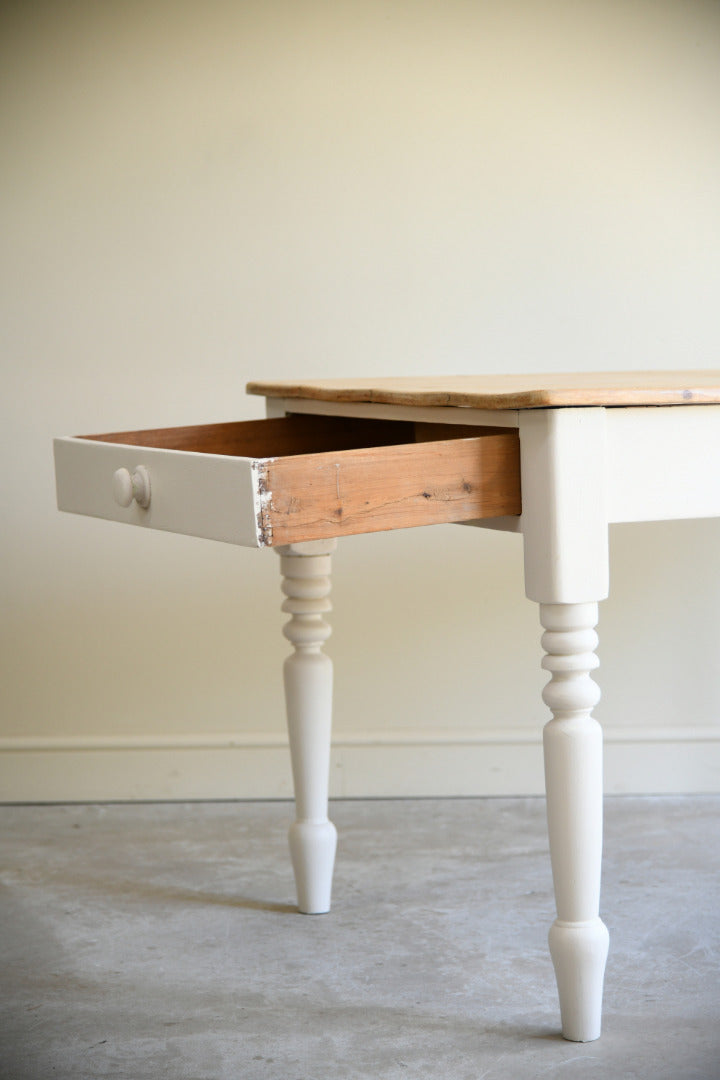 Rustic Antique Pine Farmhouse Kitchen Table