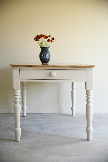 Rustic Antique Pine Farmhouse Kitchen Table