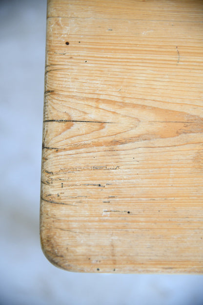 Rustic Antique Pine Farmhouse Kitchen Table