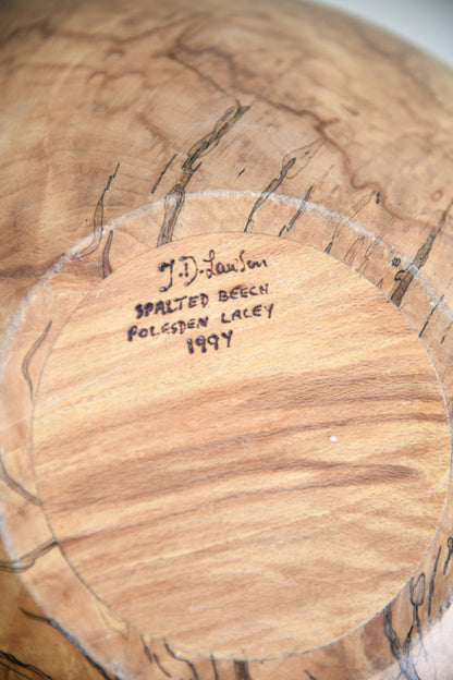 Tim Lawson Stormwood 87 Spalted Beech Teardrop Vessel