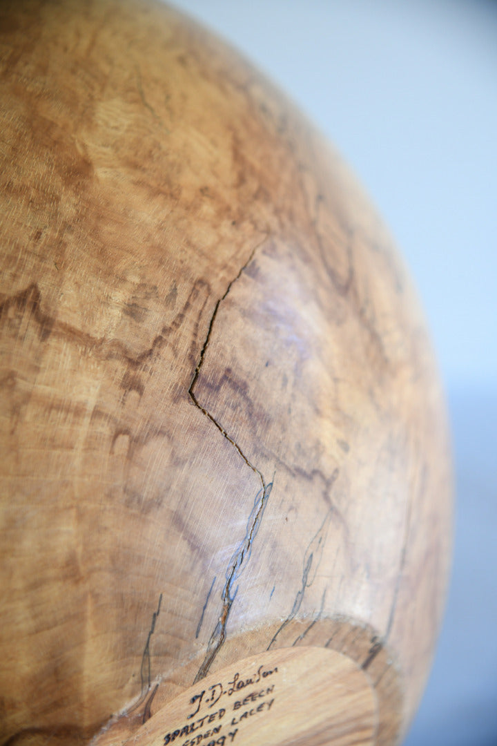 Tim Lawson Stormwood 87 Spalted Beech Teardrop Vessel
