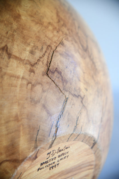 Tim Lawson Stormwood 87 Spalted Beech Teardrop Vessel