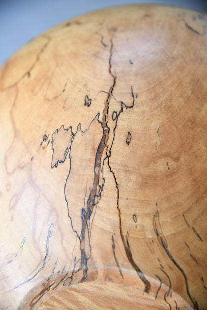Tim Lawson Stormwood 87 Spalted Beech Teardrop Vessel