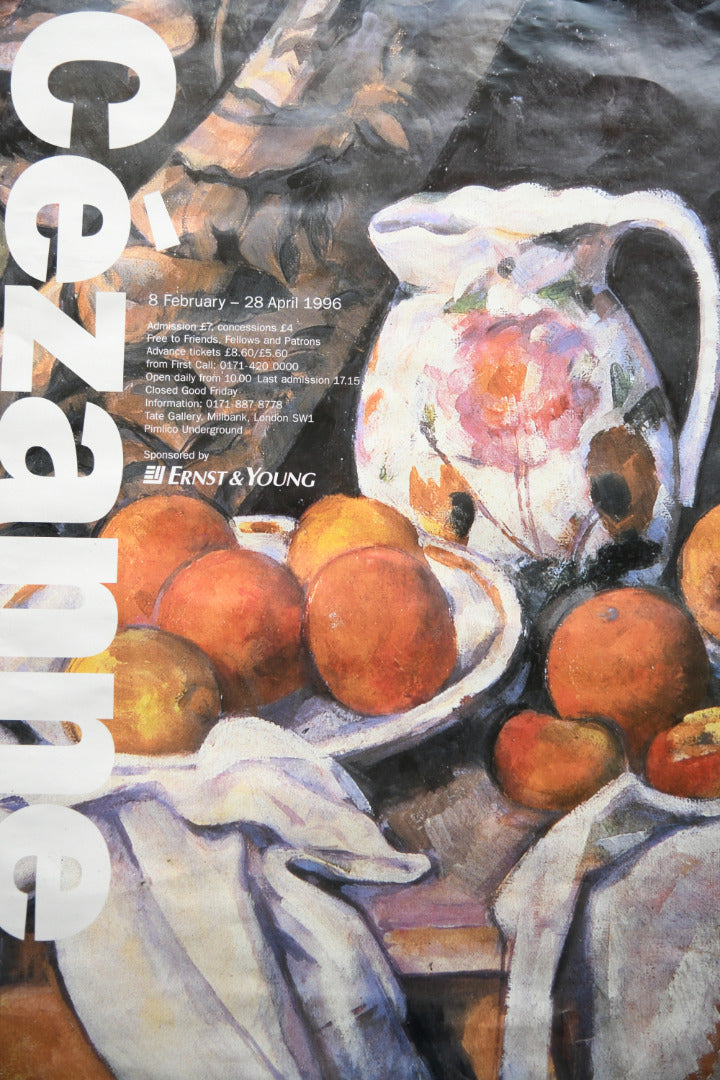Original 1996 Tate Gallery Cezanne Exhibition Poster