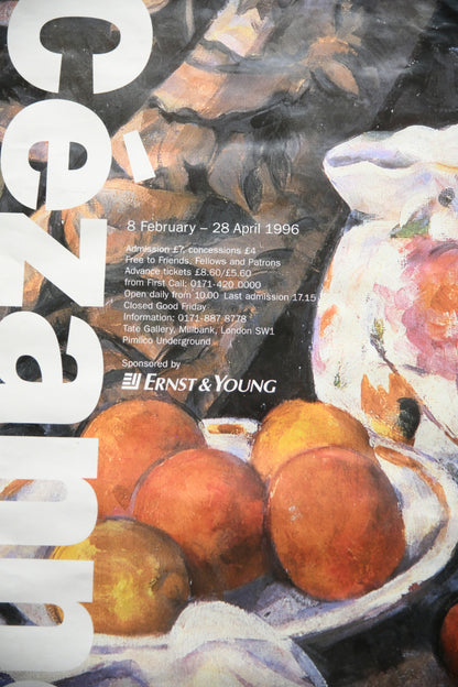 Original 1996 Tate Gallery Cezanne Exhibition Poster