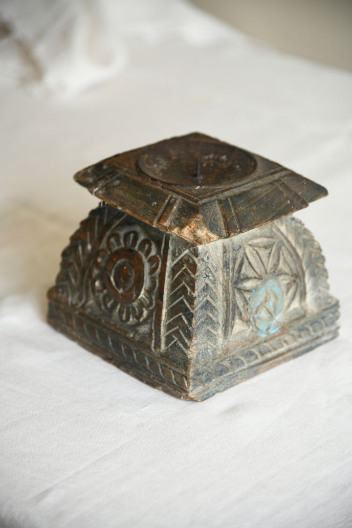 Antique Carved Wooden Architectural Fragment