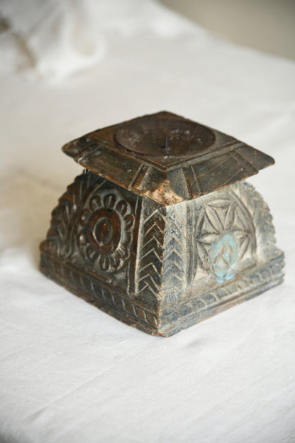 Antique Carved Wooden Architectural Fragment