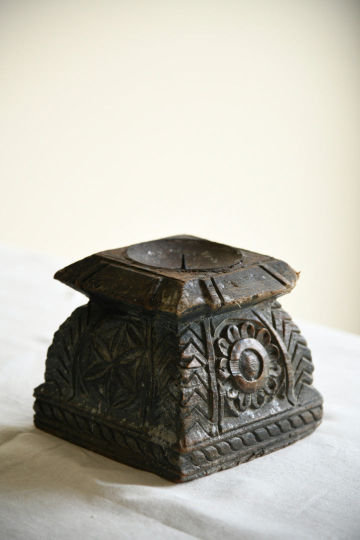 Antique Carved Wooden Architectural Fragment