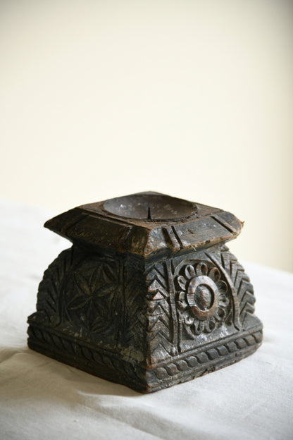 Antique Carved Wooden Architectural Fragment
