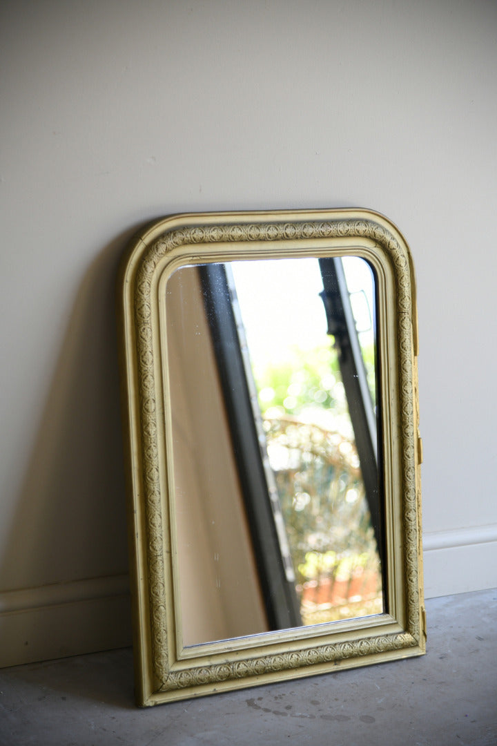 Antique French Louis Philippe Mirror Gold Giltwood Frame