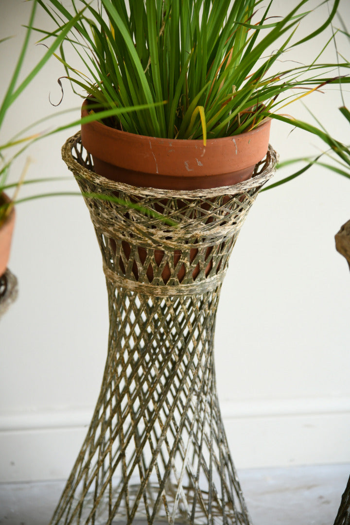 Set of 3 Vintage Fibreglass Plant Stands Russell Woodard Style