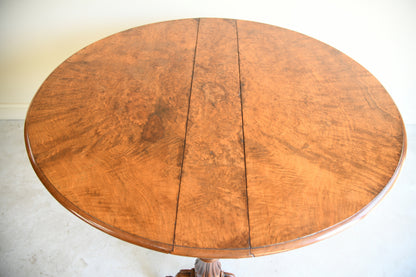 Victorian Burr Walnut Sutherland Table