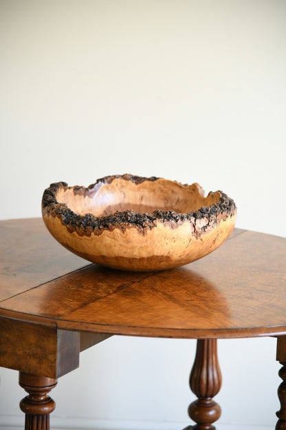 Tim Lawson Stormwood 87 Large Natural Edge Burr Wood Bowl