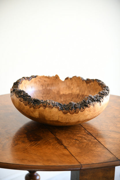 Tim Lawson Stormwood 87 Large Natural Edge Burr Wood Bowl