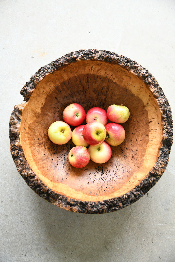 Tim Lawson Stormwood 87 Large Natural Edge Burr Wood Bowl