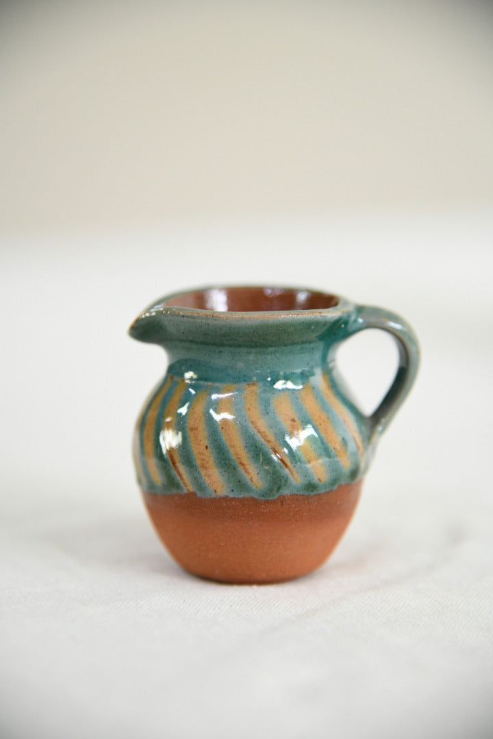 3 Striped Studio Pottery Jugs